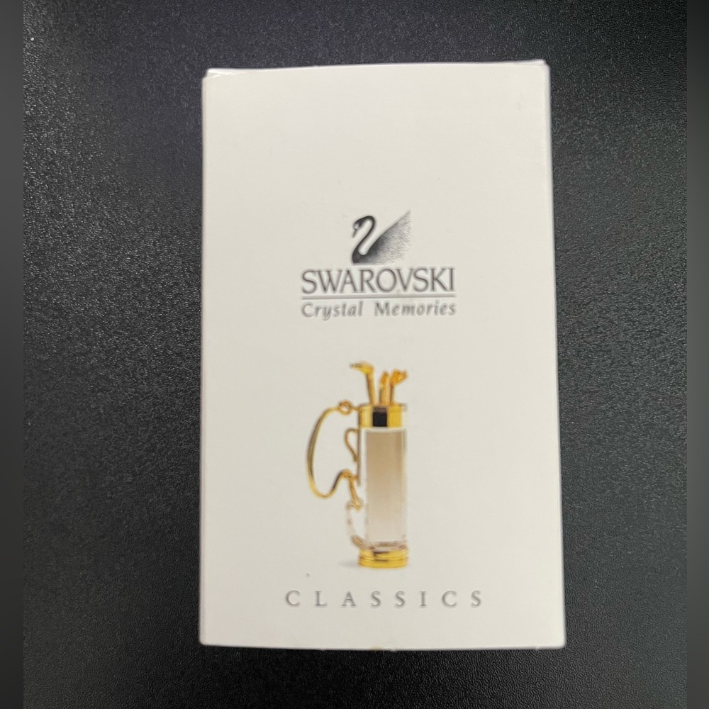 Swarovski Crystal Memories Classics - GOLF CLUB BAG With Box